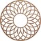 Ekena Millwork Cannes Wood Fretwork Pierced Ceiling Medallion, Walnut, 36"OD x 12 1/4"ID x 1/4"T CMWP36X36X0250CNWA - alternate 1